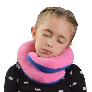 [비코지] 턱받침 기능 여행용 목베개 - 소형 - 핑크