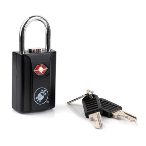 [팩세이프] 프로세이프 650 여행용 안전 TSA 열쇠형 자물쇠(10220100) - 블랙